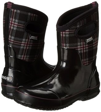 Bogs Classic Winter Plaid Mid Women's Pull-on Boots