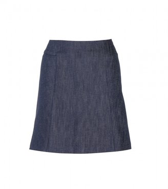 Victoria Beckham Front Fold denim skirt