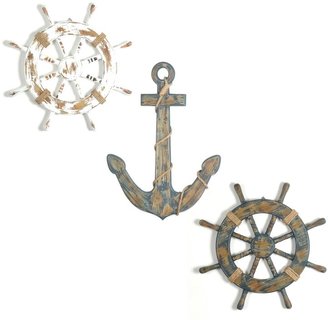 Bed Bath & Beyond Vintage Nautical Wooden Wall Plaque Collection
