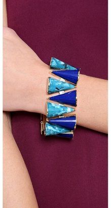 Magid Sarah Lazuli Pave Cone Bracelet