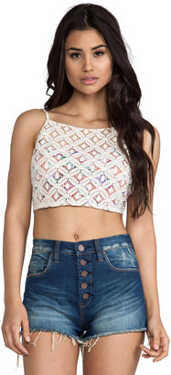 Free People Lace Apron Cami