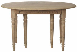 OKA Petworth Extending Weathered Oak Dining Table - Wood