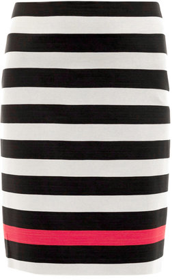 Diane von Furstenberg New Koto jersey stripe skirt