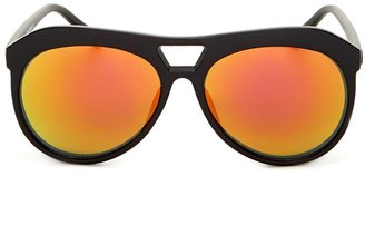 Steve Madden Women's Oversized Pilot Sunglasses
