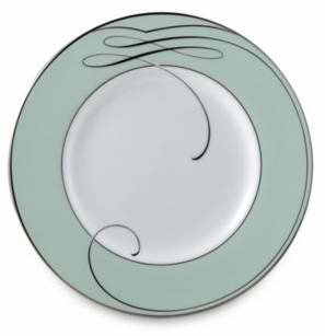 Waterford Ballet Ribbon Accent Plate in Mint