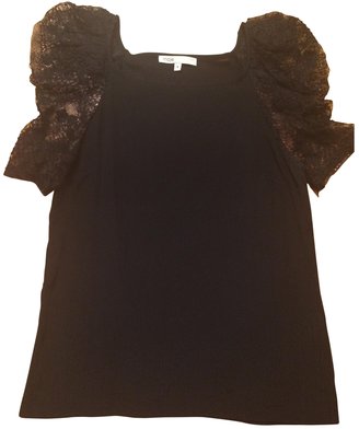 Maje Blouse with lace sleeves