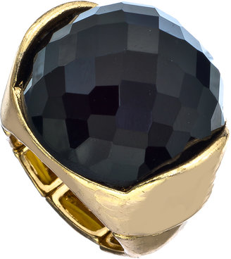 Blu Bijoux Onyx Power Ring