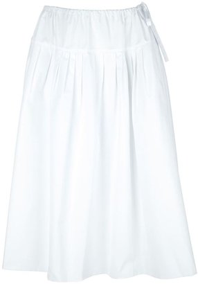Chloé pleated a-line skirt