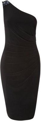 JS Collections One shoulder jersey dress