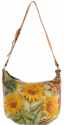 Anuschka Women's Medium Bucket Hobo - Sunflower Safari Casual Handbags