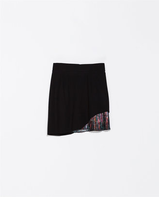 Zara 29489 Printed Combination Tube Skirt