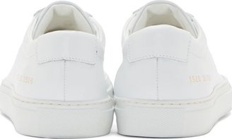 Common Projects White Leather Original Achilles Sneakers