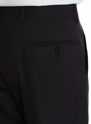 Paul Smith Men's Floral slim fit plain wool suit trousers