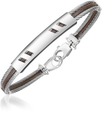Forzieri Di Fulco - Stainless Steel Bracelet w/ Plaque