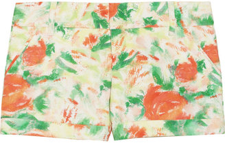Alice + Olivia Cady floral-print stretch cotton-blend shorts