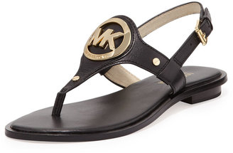 MICHAEL Michael Kors Aubrey Logo Thong Sandal