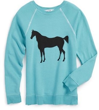 Wildfox Couture Horse Silhouette Sweatshirt (Big Girls)