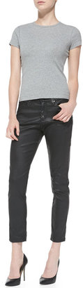 AG Adriano Goldschmied Beau Leatherette Slouchy Skinny Jeans