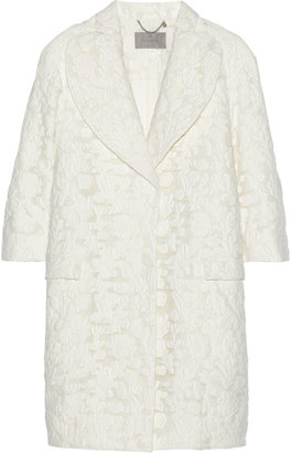 Mulberry Jacquard and twill coat