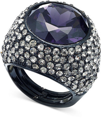 Juicy Couture Ring, Purple Glass Gem Cocktail Ring