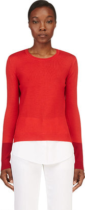 Altuzarra Red Layered Walkaloosa Sweater