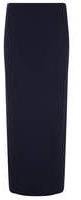 Dorothy Perkins Womens Navy Jersey Maxi Skirt- Blue