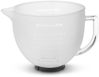 KitchenAid 5-Qt. Frosted Glass Bowl with Lid