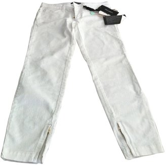 Dolce & Gabbana White Cotton Jeans