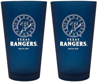 Texas Rangers 2-pc. Color Frosted Pint Glass Set