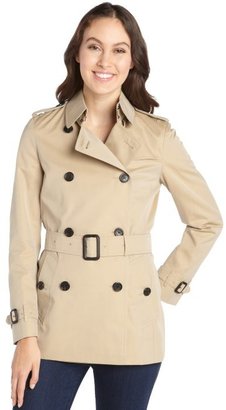Burberry honey double-breasted trench coat