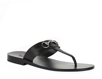 Gucci Horsebit Leather Sandal