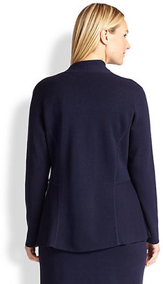 Eileen Fisher Eileen Fisher, Sizes 14-24 Knit Peplum Jacket