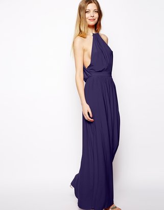 ASOS Maxi Dress With Embellished Necklace