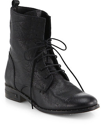 Freda SALVADOR Roam Leather Lace-Up Ankle Boots