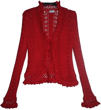Chanel Red Cotton Knitwear