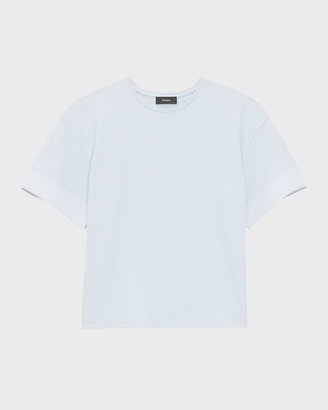 Theory Combo Cuff Short-Sleeve T-Shirt - ShopStyle