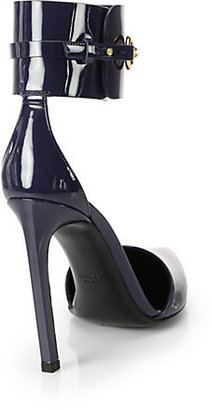 Gucci Ursula Patent Leather Horsebit Pumps