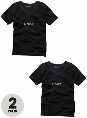 Emporio Armani Mens T-shirts (2 Pack)