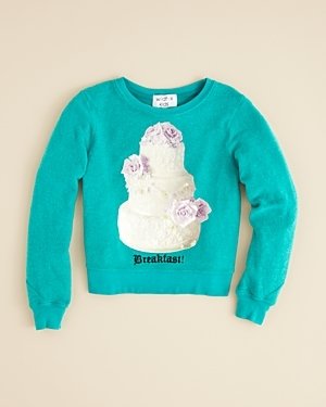 Wildfox Couture Girls' Breakfast! Cake Baggy Beach Jumper - Sizes 4-6X