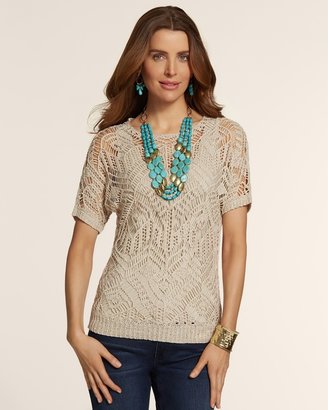 Chico's Lace Becky Pullover