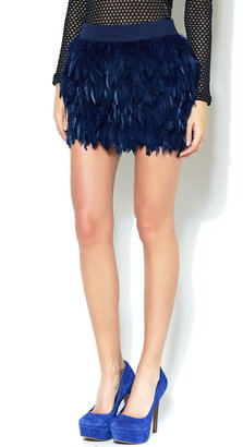 Blaque Label Feather Skirt