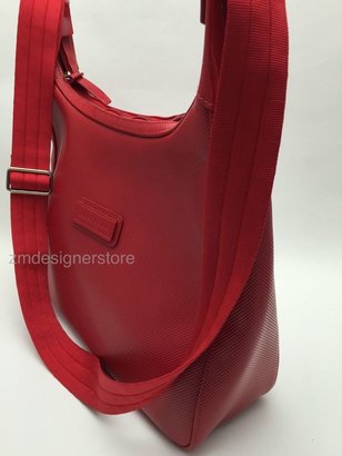Longchamp NEW Derby Verni Hobo Shoulder Crossbody Bag Made in France Vermillion