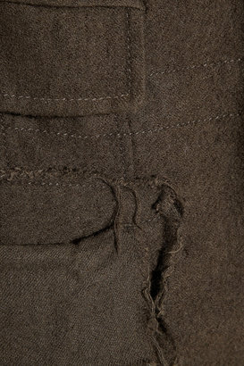 Haider Ackermann Boiled wool-blend jacket