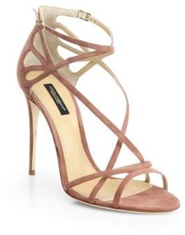 Dolce & Gabbana Strappy Suede Sandals