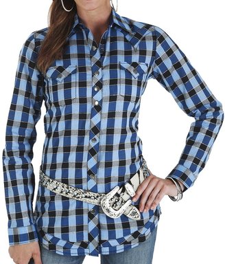Wrangler Rock 47 Metallic Plaid Shirt (For Women)