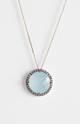 Suzanne Kalan Stone & Sapphire Pendant Necklace