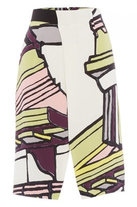Balenciaga Architectural Silk Skirt