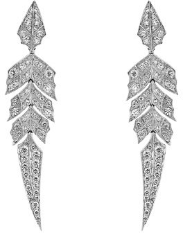 Stephen Webster Diamond & gold Magnipheasant earrings