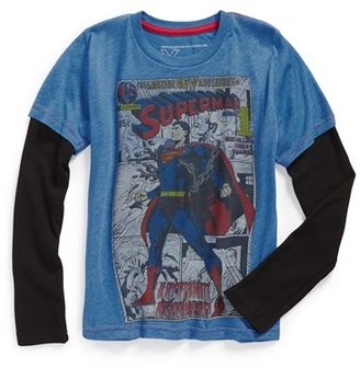Dx-Xtreme 'SupermanTM' Layer T-Shirt (Toddler Boys & Little Boys)