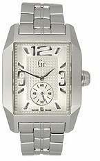 GUESS , Men'S , Square Off-White Dial , Stainless Steel Bracelet , Watch # G19008G1